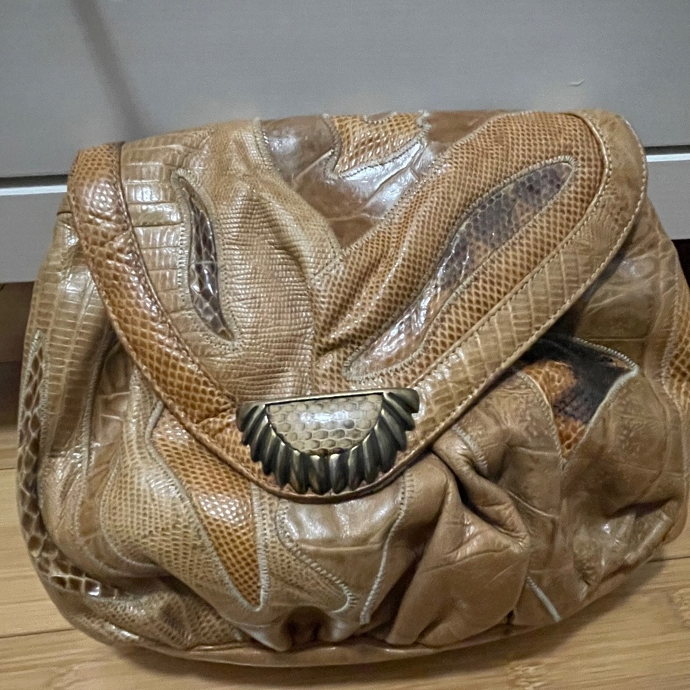 Vintage 80’s Leather Clutch
